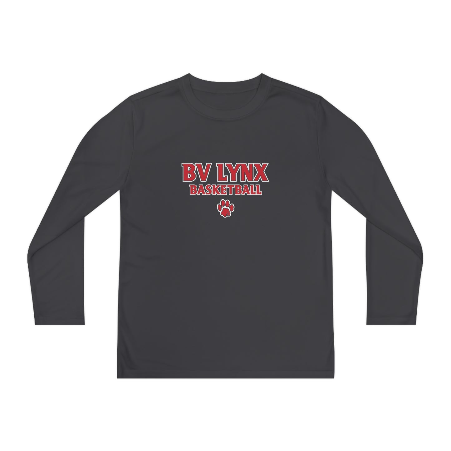 BV Basketball Youth Long Sleeve Competitor Tee