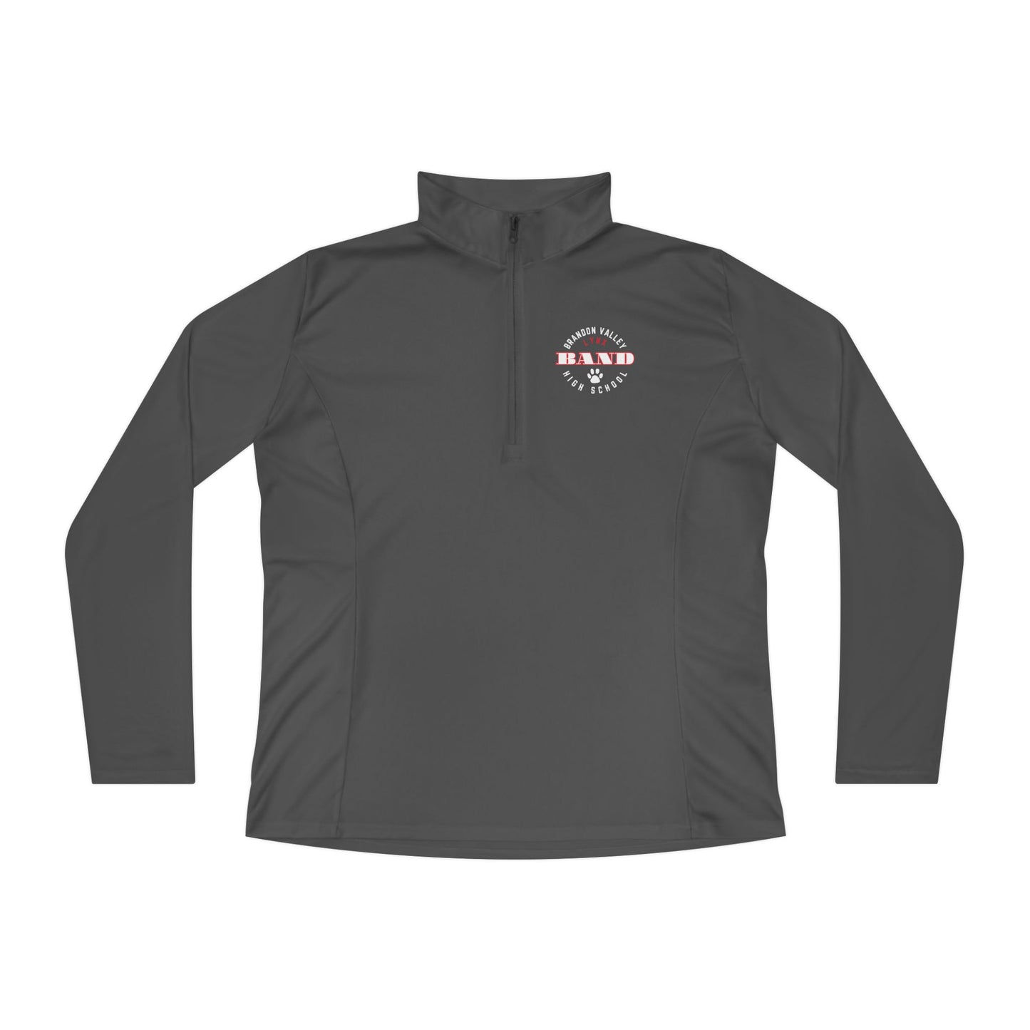 BV   Ladies Band Quarter-Zip Pullover
