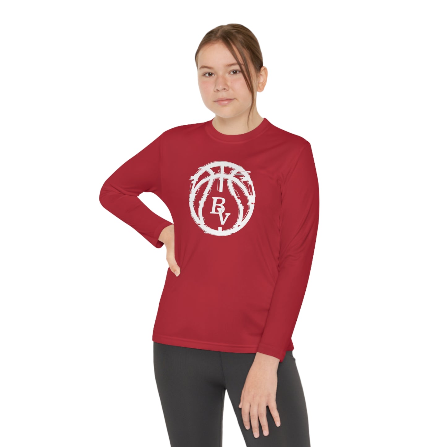 BV Basketball Youth Long Sleeve Competitor Tee