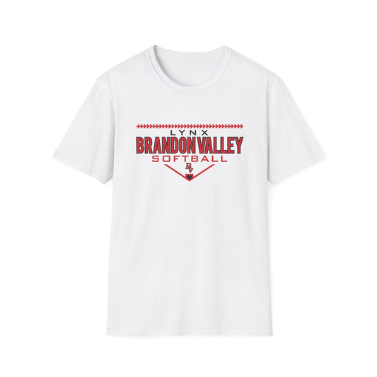 BV Softball Unisex Softstyle T-Shirt