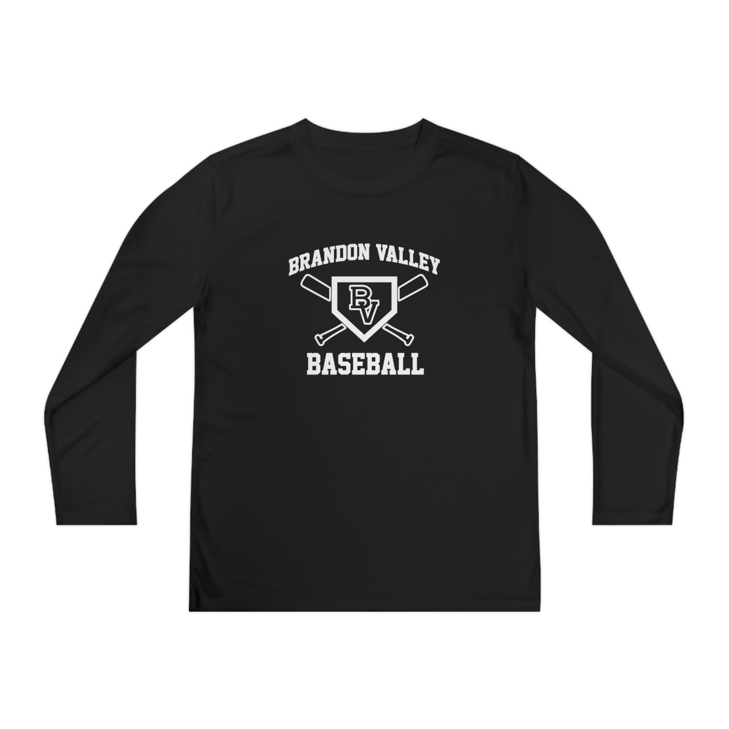 BV Baseball Youth Long Sleeve Competitor Tee