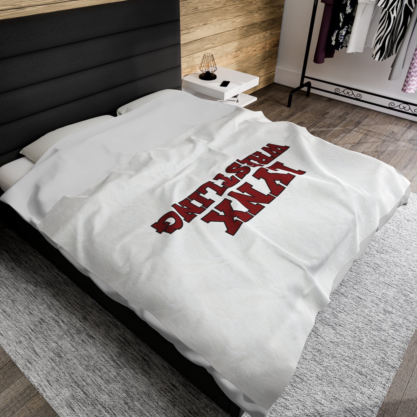 BV Wrestling Velveteen Plush Blanket