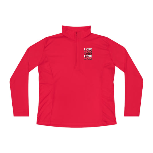BV LYNX FAN3  Ladies Quarter-Zip Pullover