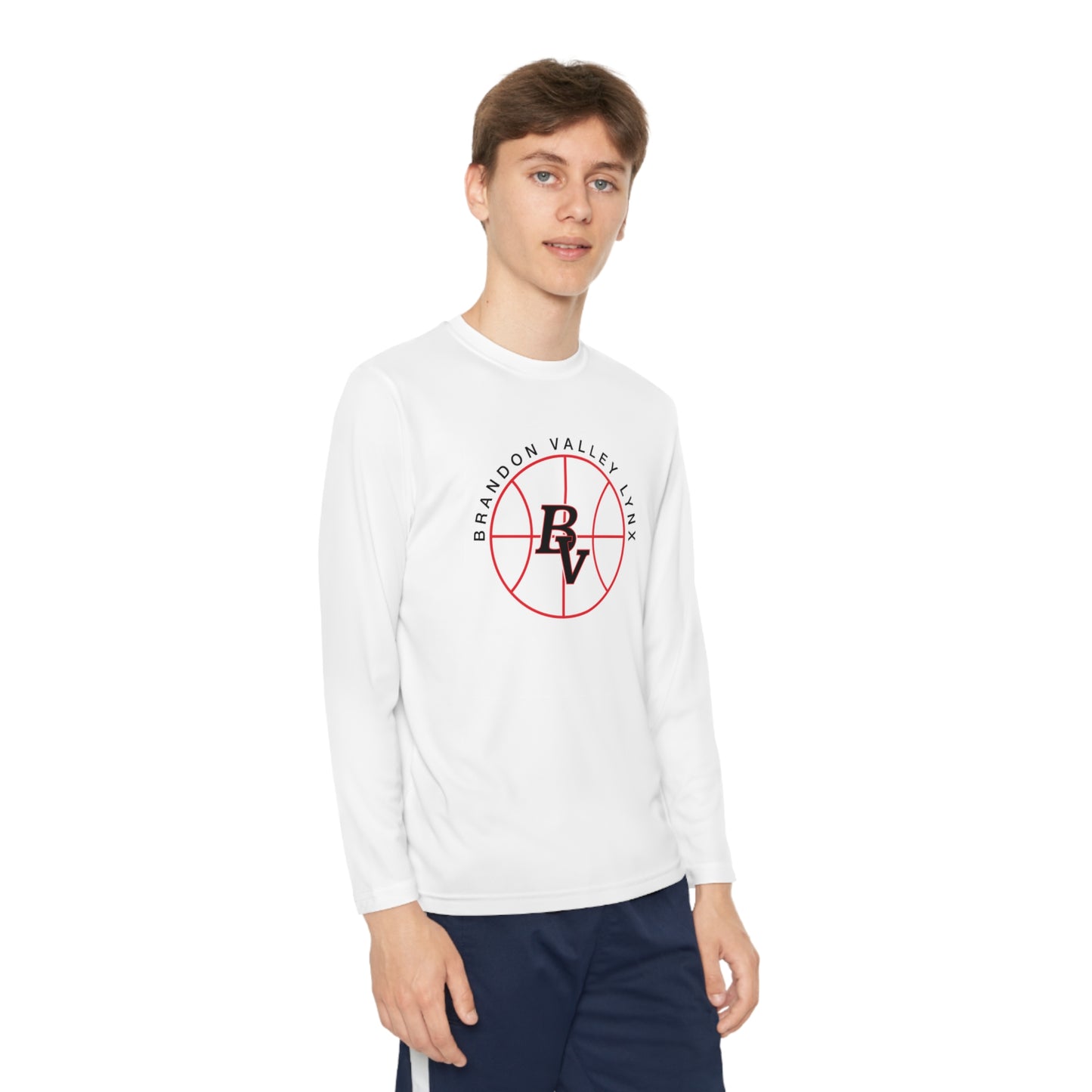 BV Basketball Youth Long Sleeve Competitor Tee