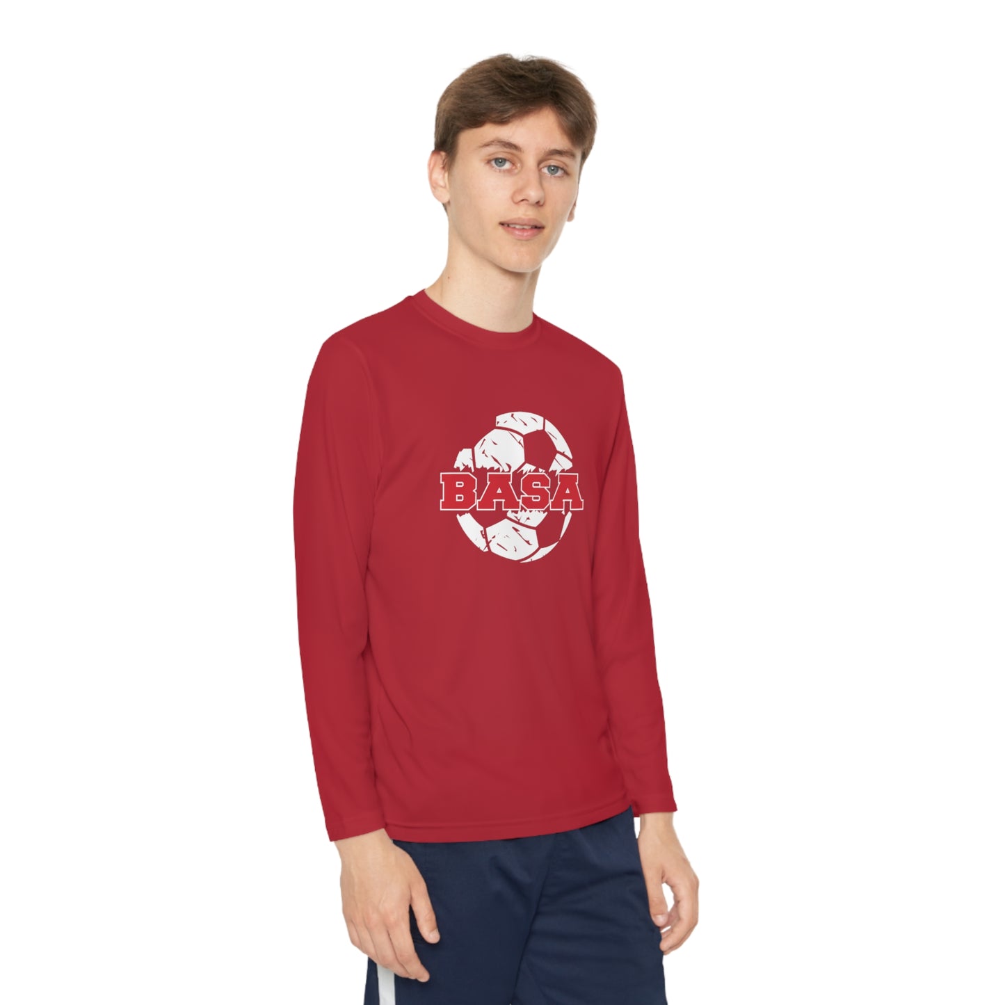 BV Soccer Youth Long Sleeve Competitor Tee